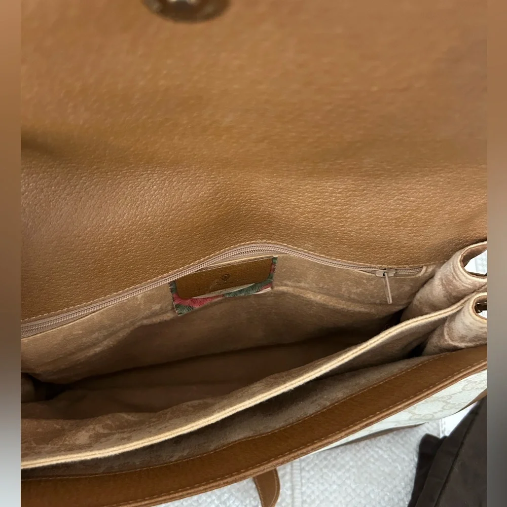 VINTAGE GUCCI Luxury Crossbody Bag 1980s - Picture 7 of 11